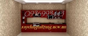 thiet ke tu bep nhom van go dep