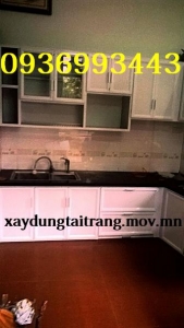 thi công tủ nhôm sơn tĩnh điện đẹp
