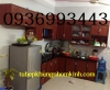 thiết kế tủ bếp nhôm vân gỗ đẹp - anh 1
