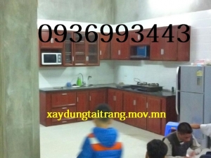 thi cong tu bep nhom van go