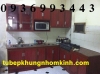 tủ bếp khung nhôm kính - anh 1