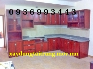 tủ nhôm vân gỗ