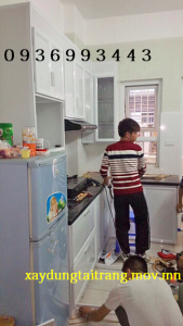 tu bep nhom son tinh dien