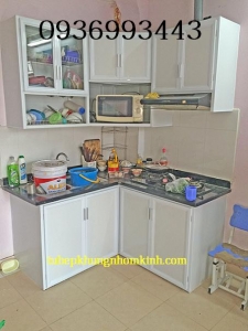 thi công tủ nhôm sơn tĩnh điện