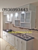 tủ bếp nhôm sơn tĩnh điện đẹp - anh 1