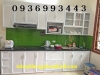 Tủ bếp nhôm sơn tĩnh điện mẫu đẹp - anh 1