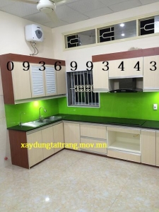 thiet ke tu bep thung go nhua canh Laminate dep