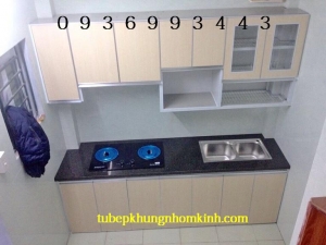 tủ bếp laminate