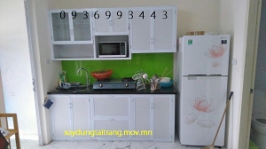 thi cong tu bep nhom son tinh dien