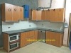 tủ bếp nhôm kính cánh Laminate đẹp - anh 1