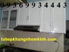 tủ bếp nhôm kính nhôm sơn tĩnh điện - anh 1