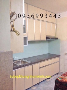tủ bếp Laminate chữ I