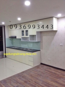 tủ bếp gỗ nhựa PVC đẹp