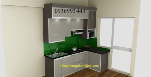 thiet ke tu bep Laminate chu L