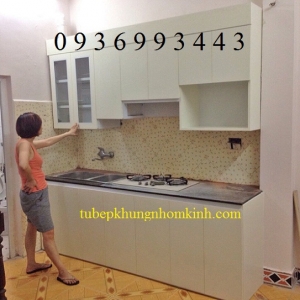 tủ bếp gỗ nhựa đẹp