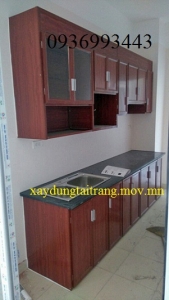 thi cong tu bep nhom van go