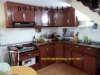 mẫu tủ bếp nhôm vân gỗ - anh 1