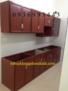 tủ bếp nhôm