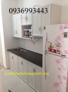 tu bep nhom son tinh dien chu I